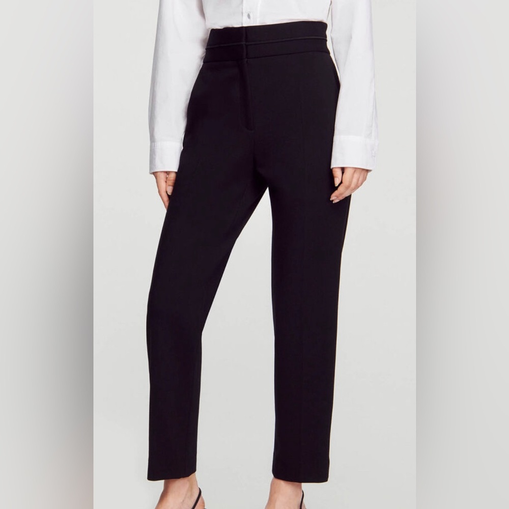 SANDRO PARIS High-waisted classic pants